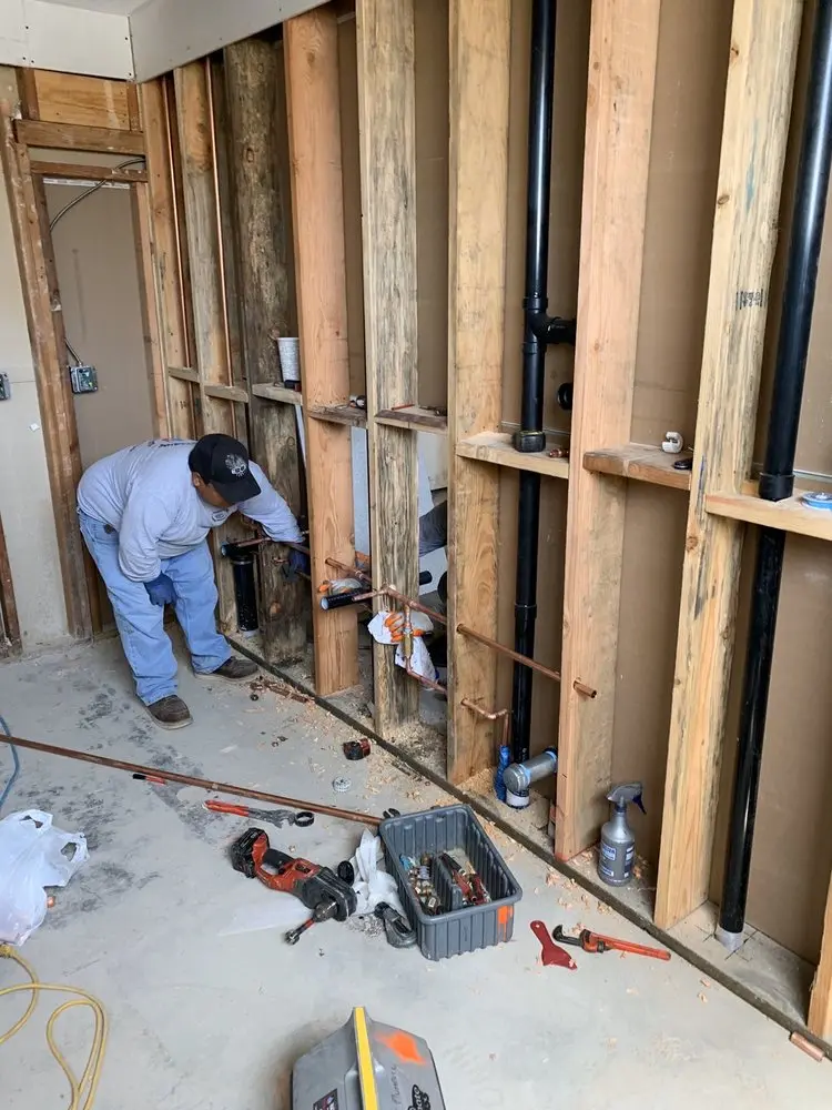 Commercial rough-in plumbing for Gas Line Repair in Hoods Mill